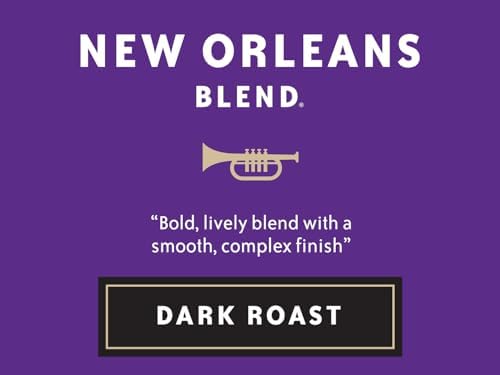 Community Coffee New Orleans Blend, Ground Coffee, Special Dark Roast, 12 Ounce Bag (Pack of 1)