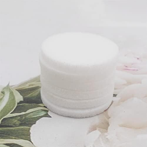 Julie Wang 100PCS 22mm White Round Aromatherapy Refill Pads Humidifier Scent Diffuser Replacement Pads for Essential Oil Locket Necklace Diffuser Felt Pads
