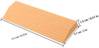 2pcs Indoor Threshold Ramp Pads for Robot Vacuum and Wheelchair Transition Orange Plastic Ramp Mats for Low Steps and Doorways