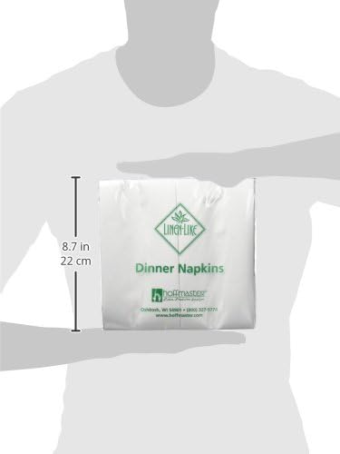 Hoffmaster Linen-Like Napkin, White, 300 Napkins/Pack (120060)