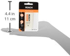 Reach Dentotape Waxed Dental Floss with Extra Wide Cleaning Surface for Large Spaces between Teeth, Unflavored, 100 Yards (Pack of 4)