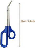 8 Inch Long Handle Toenail Scissors for Thick Nails & Easy Reach Long Handled Toe Nail Clippers for Seniors Women Men