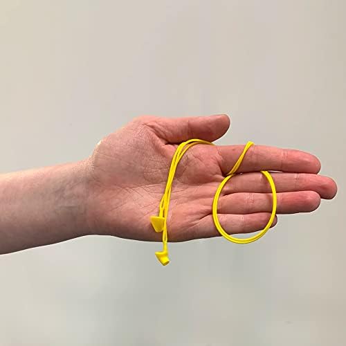 Flare Calmer Kids Secure| Ear Plugs Alternative | Daily Noise Relief | Sound Sensitivity | Stress Relief | No Muffling | Improve Wellbeing | Comfy, Reusable, Soft Silicone Earplugs | Earplugs |Yellow