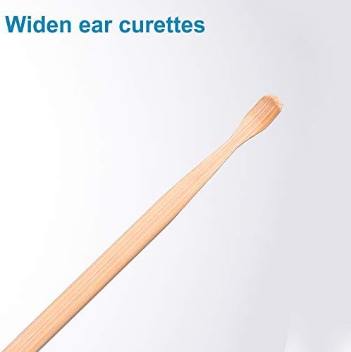 10pcs Bamboo Ear Pick Ear Cleaner Earwax Curette Remover Earpick Tool Hanging Clean Tool for Adult Children