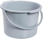 Drive Medical Commode Pail with Lid 12 Quart Gray, 2.38 Pound
