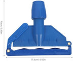 2pcs Mop Head Clamp Detachable Floor Mop Replacement Holder Head Clip for Easy Maintenance Cleaning Handle Parts for Home/Office/Commercial