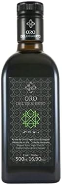 Oro Del Desierto Picual - Organic Gourmet Extra Virgin Olive Oil - 16.91 Fl Oz