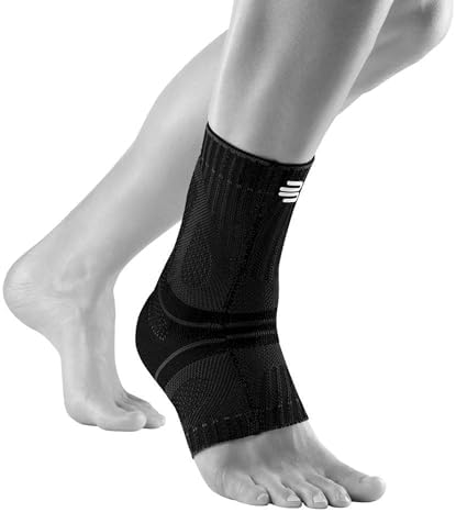 Bauerfeind Sports Achilles Support - Relieves the achilles tendon while running, jumping, and moving - All Black, Large