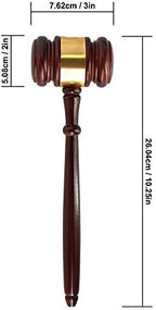 Wooden Gavel with Gift Box