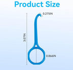 15PCS Clear Aligner Remover Tool for Invisalign, Easy & Gentle Orthodontic Aligner Remover, Invisible Braces Removal Hooks, Portable Dental Tool for Braces, Invisible Retainers, Aligners