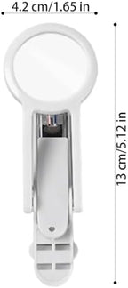 Nail Clippers with Magnifier for Seniors, Stainless Steel Nail Trimmer, Traveling Toe Nail Cutter Fingernail Styling Tools, Nail Cutting Clippers for Elderly