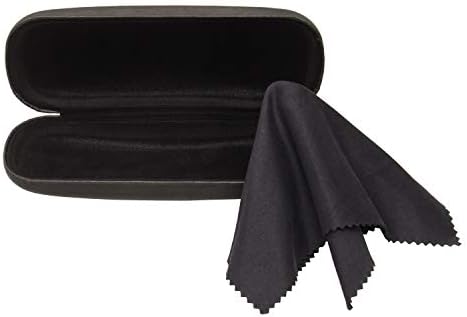 Noble Hard Shell Brushed Eyeglass Case, Protective Holder for Glasses and Sunglasses