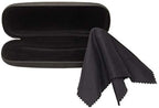Noble Hard Shell Brushed Eyeglass Case, Protective Holder for Glasses and Sunglasses