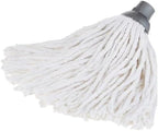 Long Cotton Floor mop – Looped String mop with Detachable Head and Handle – Lightweight and Easy to use – Includes 2 Cotton Strings mop Heads (2 Cotton mops with Handle)