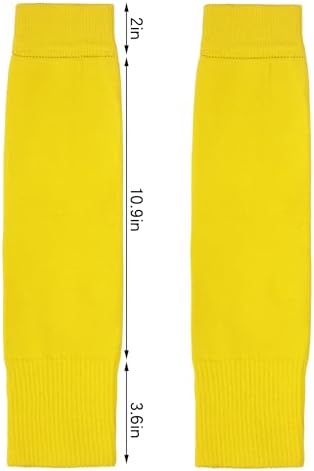 3 Pairs Leg Sleeve Shin Pre Cut Socks for Kids Youth Men Women Soccer Running Cycling