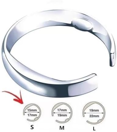 LIYYA Itchoate Anti Snore Ring Magnetic Therapy Acupressure Treatment Against Snoring Device Snore Stopper Finger Ring Sleeping Aid DH10.11 (Size : Full Sizes)