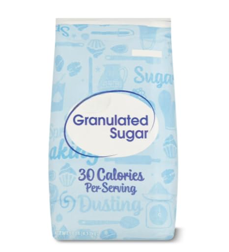 Pure Granulated White Sugar 10 lb Bag – All-Purpose Sweetener for Baking, Cooking, Coffee, and Tea