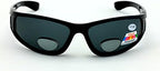 Mens Polarized fly fishing sunglasses with magnification bifocal lens readers