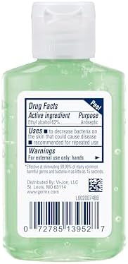 Germ-X Original Hand Sanitizer, 2 Fl Oz (Pack of 24), Less Drying Moisturizing Gel with Aloe and Vitamin E, No Rinse Formula, Bulk Mini Travel Size for On-The-Go