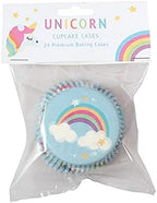 Unicorn & Rainbow FOIL LINED Cake Cases - 24 pack