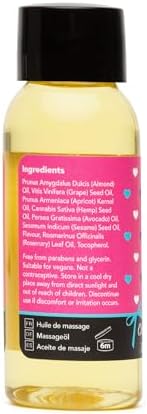 Lovehoney Cherry Massage Oil - Infused with Essential Oils - Vegetarian Friendly - 1oz