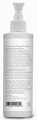 BIOTONE Advanced Therapy Massage Lotion, Hypoallergenic and Fragrance-Free, More Glide and Workability, Absorbs for a Non-Greasy Finish