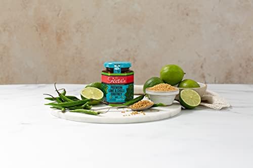 Geeta's Lime and Chilli Chutney, 230 g (Pack of 2)