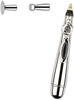 Electronic Meridian Acupuncture Pen - Acupressure Meridian Energy Massage Pen with Multiple Treatment Tips
