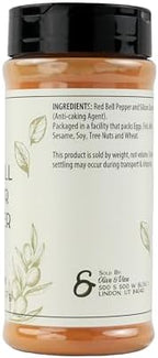 Olive & Vine Red Bell Pepper Powder, Sweet & Vibrant, For Seasoning & Sauces, Rich Tradition, Authentic Taste, For Global Recipes (7.68 Ounce)