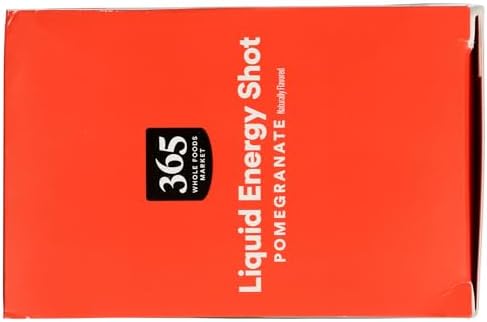 365 by Whole Foods Market Pomegranate Energy Shot, 2 Fl Oz, 6 Count