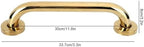 Aoresac Gold Shower Support Grab Bar, 30cm Stainless Steel Safety Handle for Elderly, Easy Installation, Non Slip and Non 11.8in Modern and Simple Handrail for Bathroom with Concealed