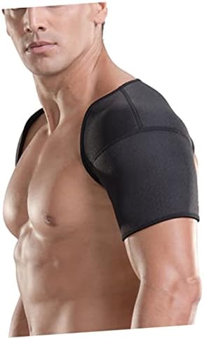 Healifty Sbr Double Shoulder Brace Support Pads for Sports Basketball Weightlifting Outdoor Mountaineering Breathable Compression Shoulder Strap Size L