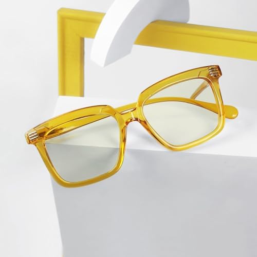 Eyekepper 4-pack Reading Glasses Blue Light Blocking Square Computer Readers Women