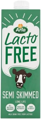 Arla LactoFree Semi Skimmed Long Life Milk Drink 1 Litre - 2 pack