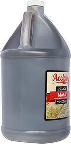 Acclaim English Malt Vinegar, All Natural, 128 Ounces (1 Gallon) - 5% Acidity