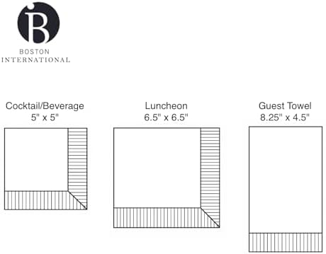IHR Ideal Home Range Party Napkins Disposable 3-Ply Paper Lunch Napkin Pack, 6.5" x 6.5", Home Grown Pears, 20-Count