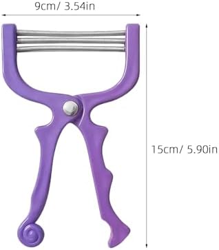 3pcs Portable Facial Hair Epilators Painless Spring Hair Removal Tool for Smooth Skin Face Remover for Women and Men for Forehead Cheeks Upper Lip Chin