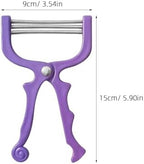 3pcs Portable Facial Hair Epilators Painless Spring Hair Removal Tool for Smooth Skin Face Remover for Women and Men for Forehead Cheeks Upper Lip Chin