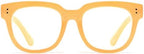 FEISEDY Retro Square Thick Big Frame Blue Light Blocking Reading Glasses Anti Glare Digital Eyestrain Reader B2523