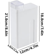 Laundry Detergent Dispenser-Soap Dispenser,Large Pump Dispenser Bottle for Kitchen, Laundry Empty Shampoo Bottles Suitable Beads, Washing Powder, 32oz/1Liter(White)