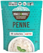 Miracle Noodle Ready to Eat Penne Pasta, 7 Oz (Pack of 6), Plant Based Shirataki Konjac Noodles, 5 Calories, 1g Net Carbs Per Serving, Keto, Gluten-Free