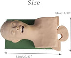 INTBUYING Electron Intubation Adult Manikin 110V-220V Airway Medical Mannequin for Training Teaching Model with Alarm