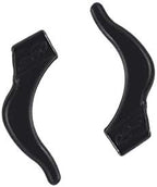 Ear Grip Ear Hooks for Glasses, Anti - slip Hook Soft Silicone Temple Holder Glass Eyewear Comfortable Tips Sleeve Retainer For Eyeglass Sunglass, 5 Pairs(Black)