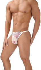 Men's Lace Underwear Sexy thong Sheer Pouch Panties Crossdressing Sexy Lingerie Sissy Underpants