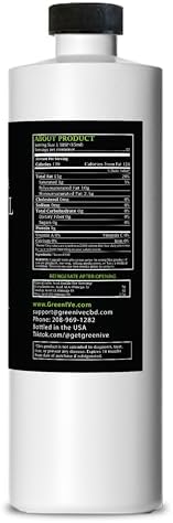 GreenIVe Flax Seed Oil Organically Grown100% Pure Cold Pressed High Vegan Omega Fatty Acids (16 Fl Oz)