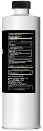 GreenIVe Flax Seed Oil Organically Grown100% Pure Cold Pressed High Vegan Omega Fatty Acids (16 Fl Oz)