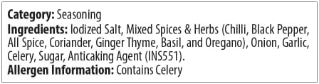 Keya All Purpose Seasoning 60g Natural Healthy Spice Blend for Pizza, Pasta Glass Bottle Premium Herbs and Spices I No Preservatives Pack of 3