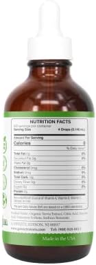 Liquid Stevia Drops – Made from Reb-D Rich Organic Stevia Extract – Concentrated Liquid Sweetener for Drinks, Food, and Pastries, No Calories, and No Carbs – 4 FL OZ Glass Bottle (800 Servings)