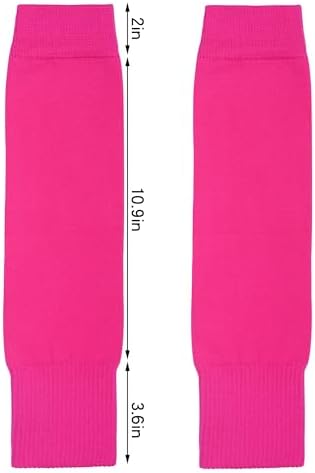 3 Pairs Leg Sleeve Shin Pre Cut Socks for Kids Youth Men Women Soccer Running Cycling