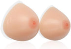 Vollence Self Adhesive Triangle Silicone Breast Forms Fake Boobs Mastectomy Prosthesis Crossdresser Transgender